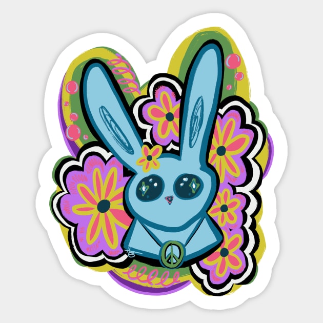 Groovy Garden Bun Sticker by Thirdeylf